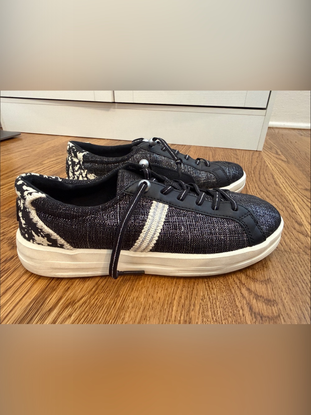 Women's Heydude Metallic Animal Print Sneakers